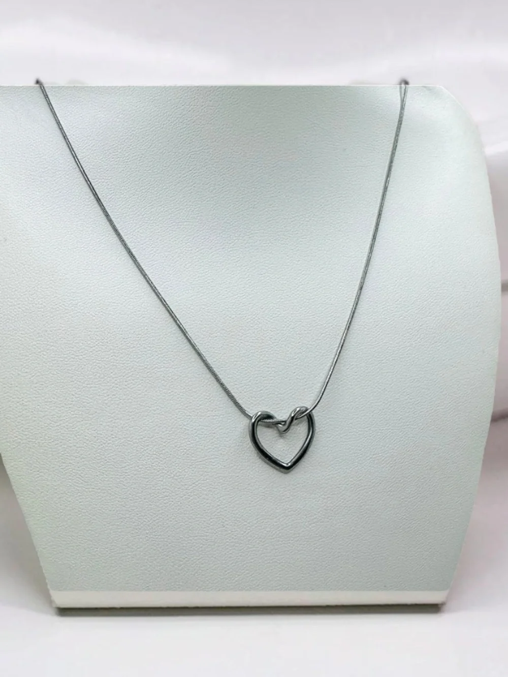 The Classic Heart Pendant in Silver - Stainless Steel